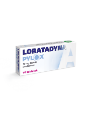 Loratadyna Pylox - 10 tabletek - miniaturka zdjęcia produktu