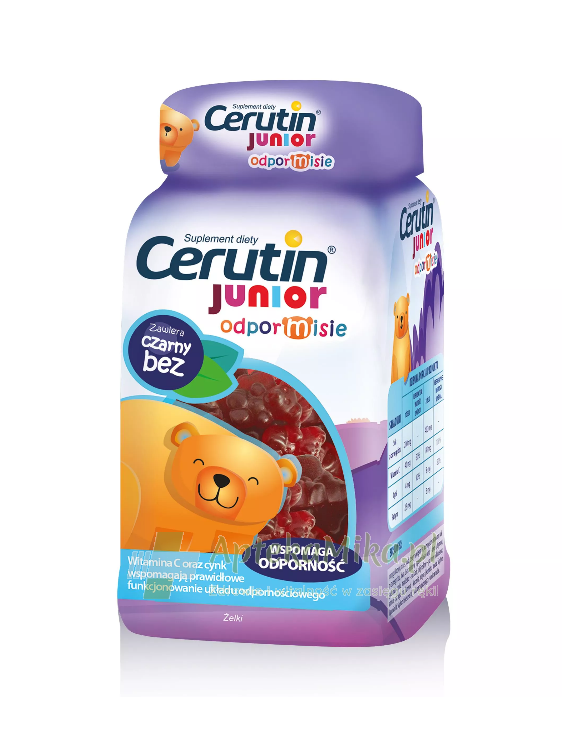 Cerutin Junior odpormisie żelki - 240 g (50 szt.)