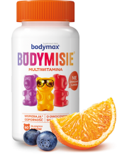 Bodymax bodymisie o smaku owocowym - 60 żelowych misiów