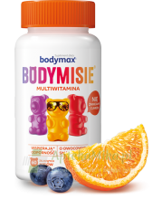 Bodymax bodymisie o smaku owocowym - 60 żelowych misiów - zoom