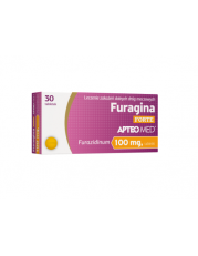 Furagina Forte Apteo Med 100mg - 30 tabletek - miniaturka zdjęcia produktu