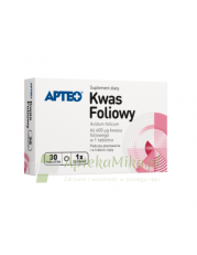 Kwas foliowy APTEO - 30 tabletek - zoom