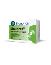 Sinupret - 100 tabletek drażowanych - miniaturka zdjęcia produktu