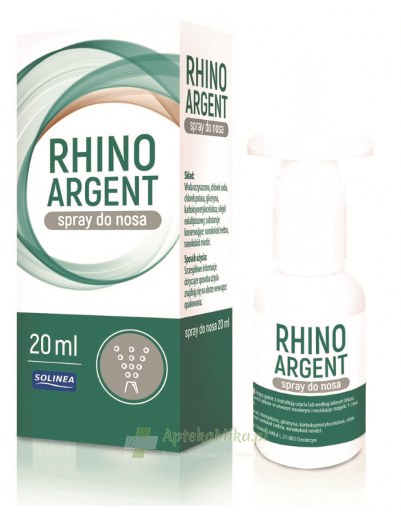 Rhinoargent aerozol do nosa - 20 ml
