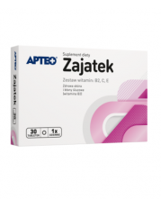 Zajatek APTEO witamina B2 + C + E - 30 tabletek - miniaturka zdjęcia produktu