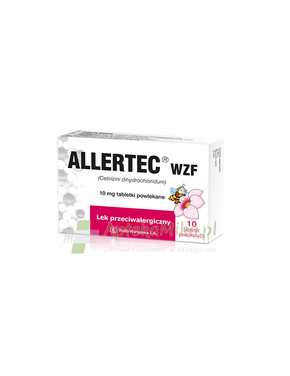 Allertec WZF 10 mg - 10 tabletek