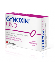 Gynoxin Uno 600 mg - 1 kapsułka dopochwowa - miniaturka zdjęcia produktu