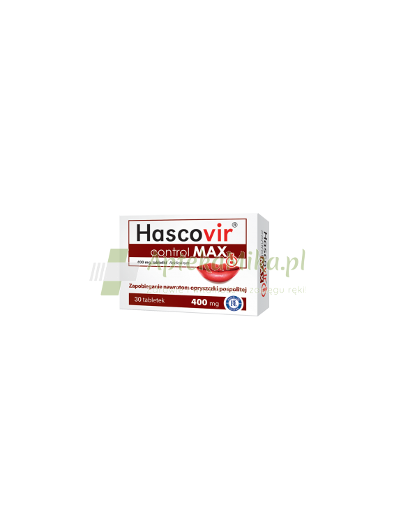 Hascovir Control Max 400 mg - 30 tabletek