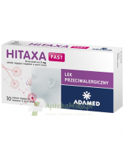 Hitaxa fast 5 mg tabletki ulegające rozpadowi w jamie ustnej - 10 tabletek - zoom