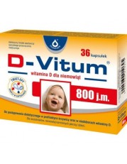 D-Vitum witamina D 800 j.m. twist-off - 36 kapsułek - miniaturka zdjęcia produktu