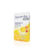 Ascorvita Max 1000 mg - 30 tabletek - miniaturka zdjęcia produktu