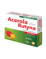 Acerola Plus Rutyna hec - 50 tabletek - miniaturka zdjęcia produktu