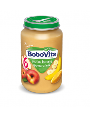 BoboVita Owoce jabłka, banany, pomarańcze po 6 miesiącu - 190 g
